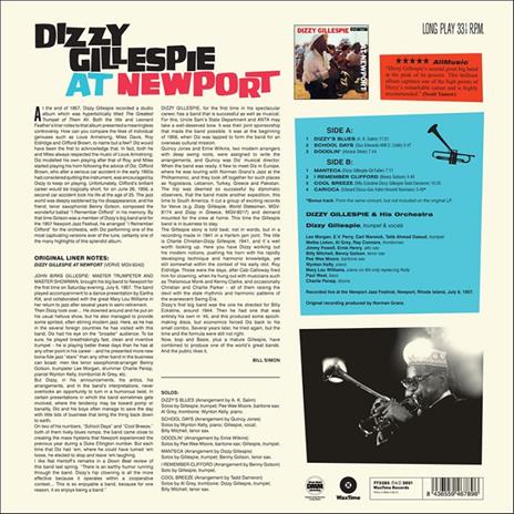 At Newport - Vinile LP di Dizzy Gillespie - 2