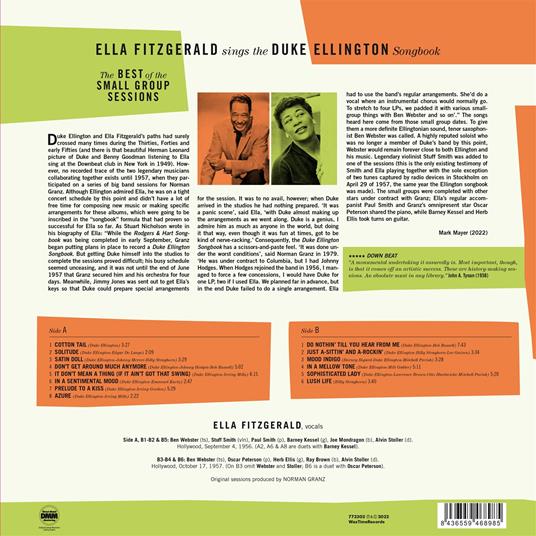 Sings The Duke Ellington Songbook - Vinile LP di Ella Fitzgerald - 2