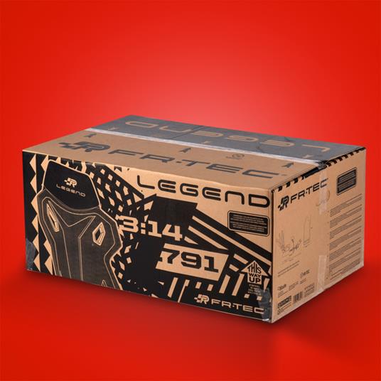 Blade Legend, Sedia da gara, Universale, Nero, Carbonio, Schiuma, Finta pelle - 5