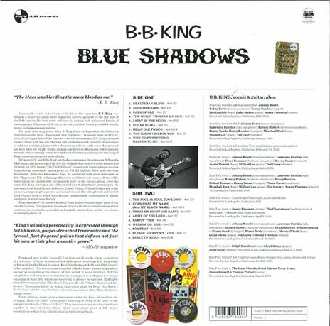 Blue Shadows (Hq) - Vinile LP di B.B. King - 2