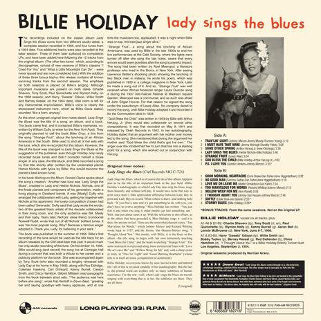 Lady Sings The Blues - Vinile LP di Billie Holiday - 2