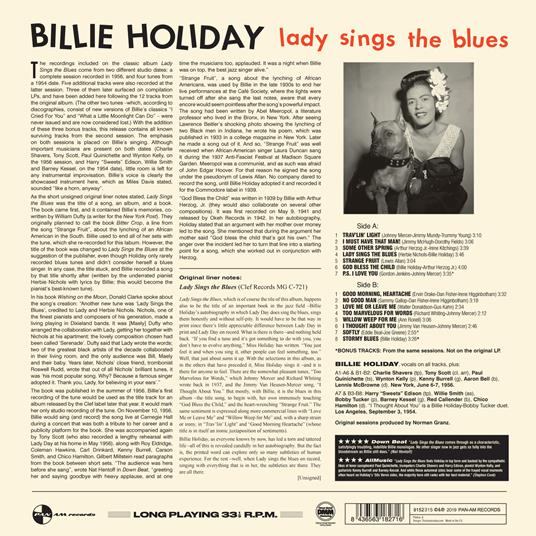 Lady Sings The Blues - Vinile LP di Billie Holiday - 2