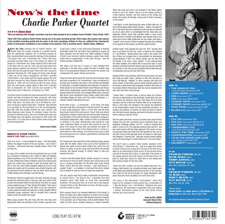 Now's the Time (Yellow Coloured Vinyl) - Vinile LP di Charlie Parker - 2