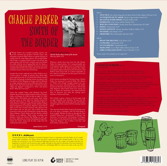 South of the Border (Green Coloured Vinyl) - Vinile LP di Charlie Parker - 2
