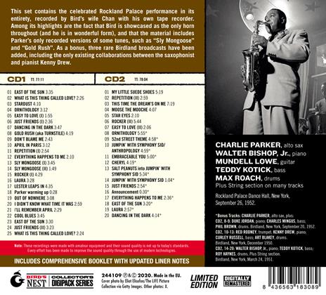 Complete Bird at the Rockland Palace (with Bonus Tracks) - CD Audio di Charlie Parker - 2