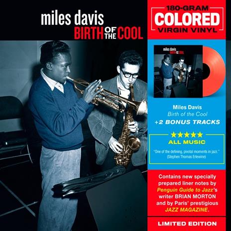 Birth of the Cool (Limited Edition Red Vinyl) - Vinile LP di Miles Davis