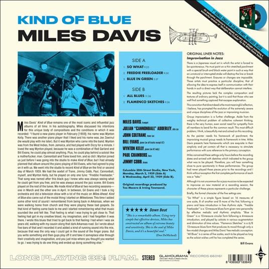 Kind Of Blue (Lp + 7'' Bonus Single) - Vinile LP di Miles Davis - 2