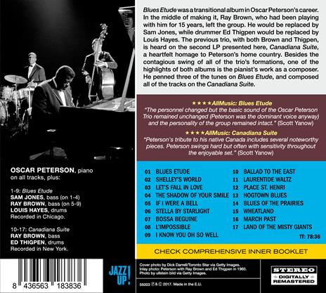 Blues Etude (+ Canada Suite) (Digipack) - CD Audio di Oscar Peterson - 2