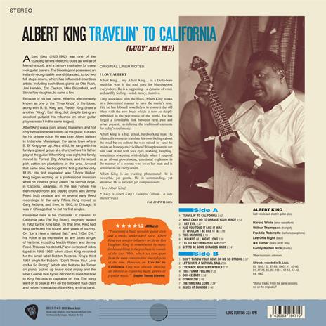 Travelin To California - Vinile LP di Albert King - 2