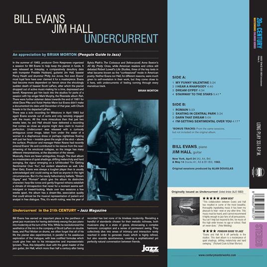 Undercurrent - Vinile LP di Bill Evans,Jim Hall - 2