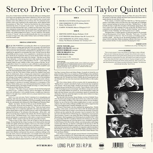 Stereo Drive - Vinile LP di Cecil Taylor - 2