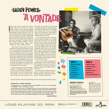 A Vontade (Limited Edition) - Vinile LP di Baden Powell - 2