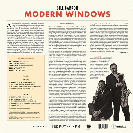 Modern Windows - Vinile LP di Bill Barron - 2