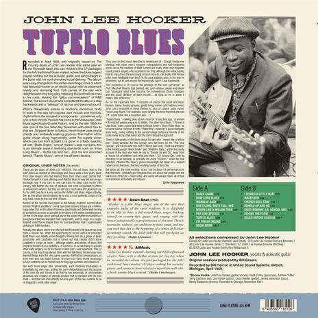 Tupelo Blues - Vinile LP di John Lee Hooker - 2
