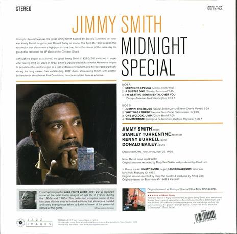 Midnight Special (180 gr. Gatefold) - Vinile LP di Jimmy Smith - 2