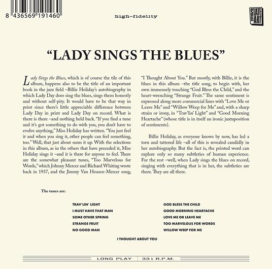 Lady Sings the Blues - CD Audio di Billie Holiday - 2