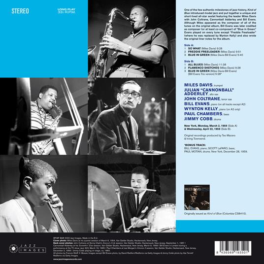 Kind of Blue (180 gr.) - Vinile LP di Miles Davis - 2
