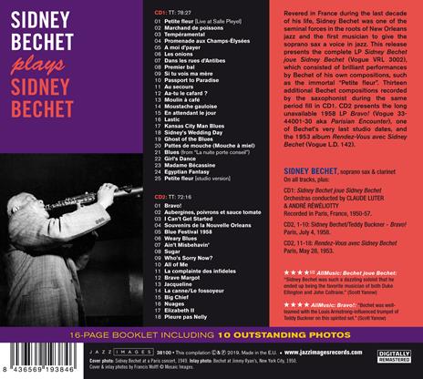 Plays Sidney Bechet - CD Audio di Sidney Bechet - 2