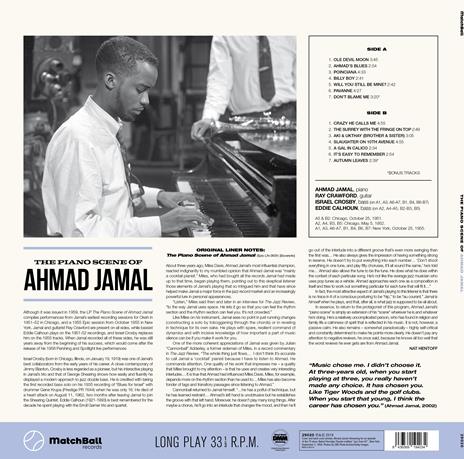 The Piano Scene Of Ahmad Jamal - Vinile LP di Ahmad Jamal - 2