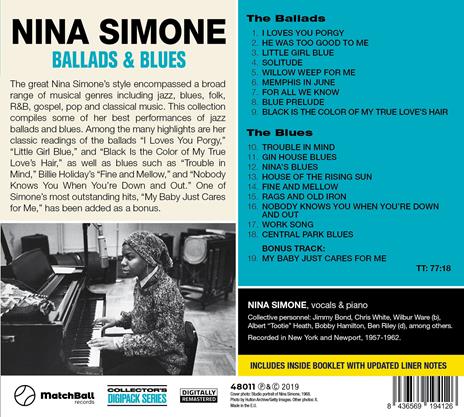 Ballads & Blues - CD Audio di Nina Simone - 2