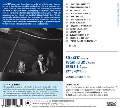 Stan Getz & The Oscar Peterson Trio (with Bonus Tracks) - CD Audio di Stan Getz - 2