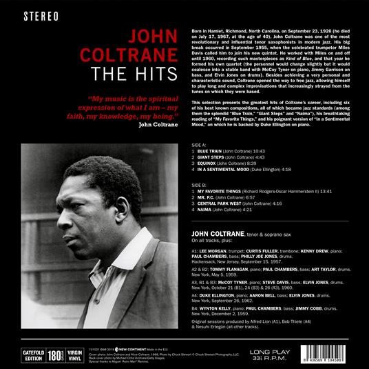 The Hits (Gatefold Sleeve) - Vinile LP di John Coltrane - 2