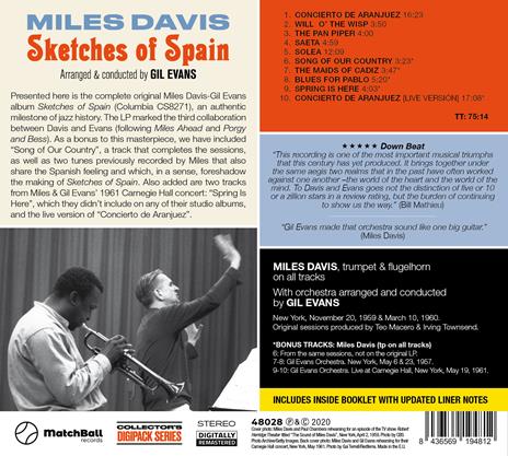 Sketches of Spain (Digipack) - CD Audio di Miles Davis - 2