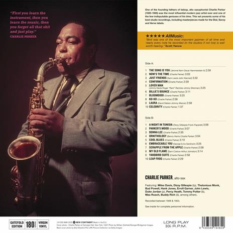 The Hits (Gatefold Sleeve) - Vinile LP di Charlie Parker - 2