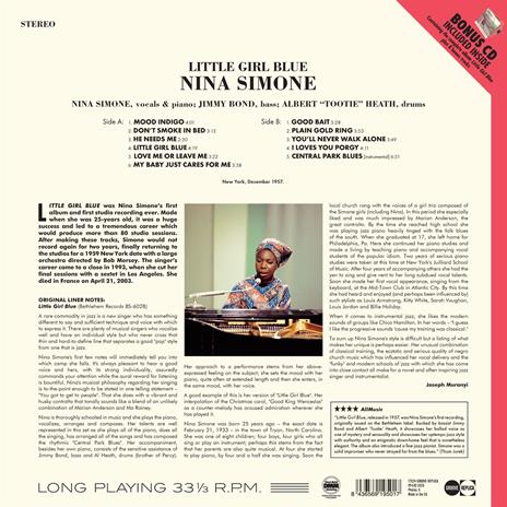 Little Girl Blue - Vinile LP di Nina Simone - 2