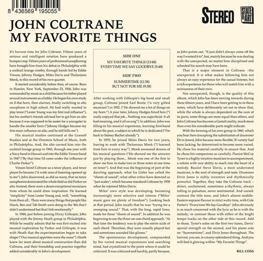My Favorite Things (+ 4 Bonus Tracks) - CD Audio di John Coltrane - 2
