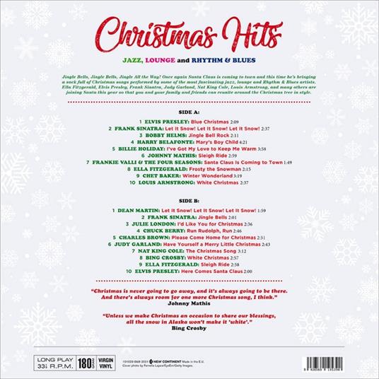 Christmas Hits. 20 Greatest Christmas Hits - Vinile LP - 2