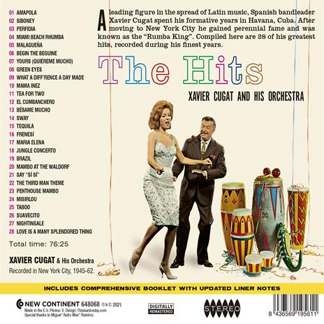 The Hits - CD Audio di Xavier Cugat - 2