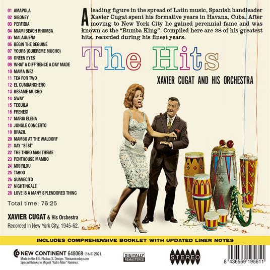 The Hits - CD Audio di Xavier Cugat - 2