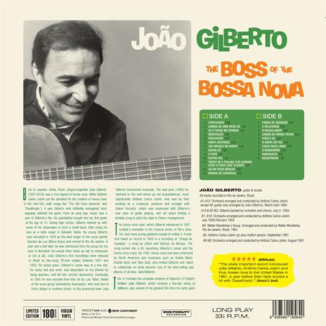 The Boss Of The Bossa Nova - Vinile LP di Joao Gilberto - 2