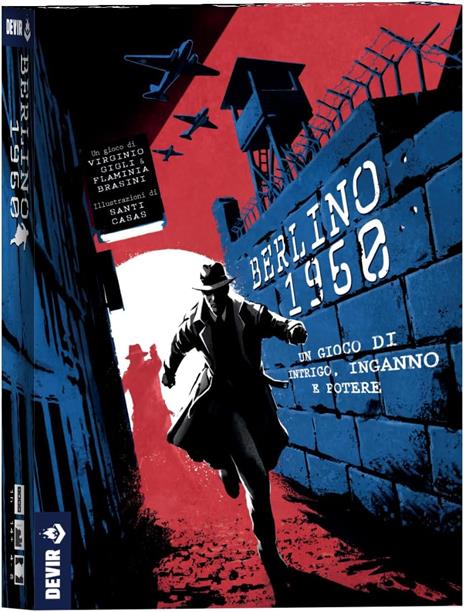 DEVIR Berlino 1960 – Gioco da Tavolo di Ruoli Nascosti, Deduzione e Bluff nella Guerra Fredda, 4-8 Giocatori, 14+
