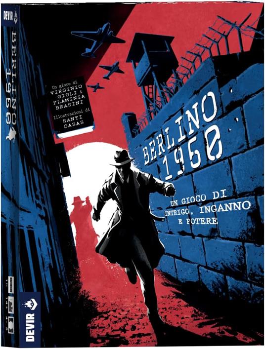 DEVIR Berlino 1960 – Gioco da Tavolo di Ruoli Nascosti, Deduzione e Bluff nella Guerra Fredda, 4-8 Giocatori, 14+