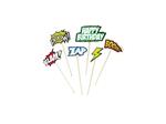 Cake Toppers Comic. Set da 6