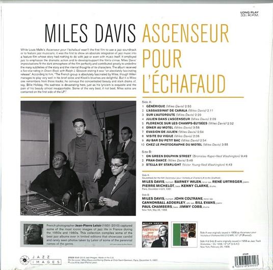Ascenseur Pour L'echafaud (Colonna sonora) (Limited Edition) - Vinile LP di Miles Davis - 2