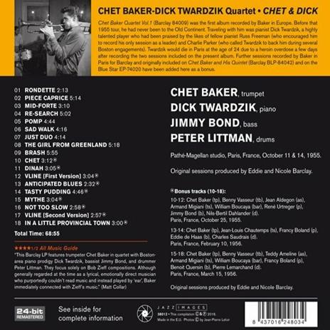 Chet & Dick (Digipack) - CD Audio di Chet Baker - 2