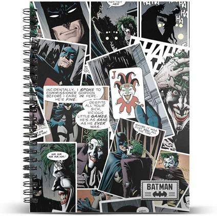 P.Derive The Joker Comic Notebook A4