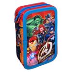 Astuccio Porta Colori Completo 3 Zip Premium Avengers