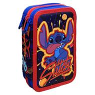 Astuccio Porta Colori Completo 3 Zip Premium Stitch Boy