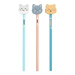 Set di 3 matite per i Cat Lovers Mr Wonderful