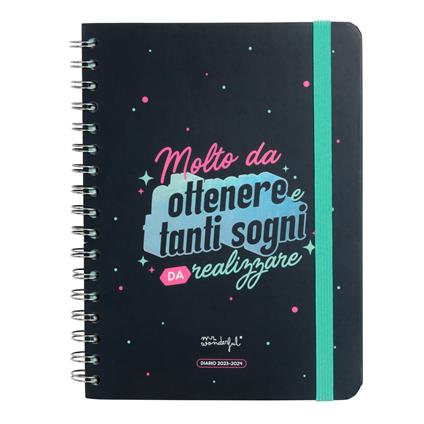 Agenda scolastica Wonder 2023-2024 Settimanale - Molto da ottenere e tanti sogni da realizzare