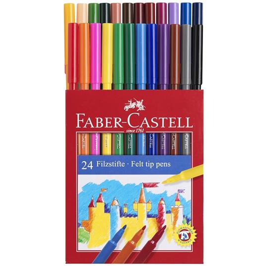 Pennarelli Faber-Castell Castello Standard punta fine. Astuccio cartone 24 colori - 3