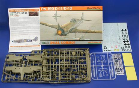 Eduard 8185 Fw190 D-11/D-13 Dual Combo Kit Plastica 1:48 Modellino - 6