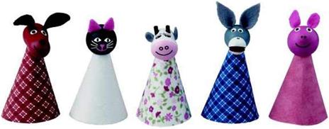 Burattini A Dito - Animali. Gioco da tavolo