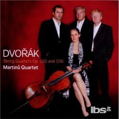 String Quartets Op. 105 - CD Audio di Antonin Dvorak
