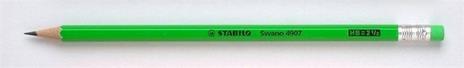 Matita STABILO Swano con fusto verde fluo. Scatola 12 pezzi