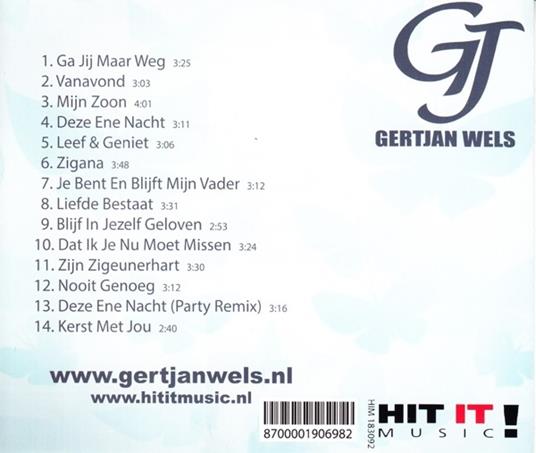 Speciaal Voor Jou - CD Audio di Gertjan Wels - 2